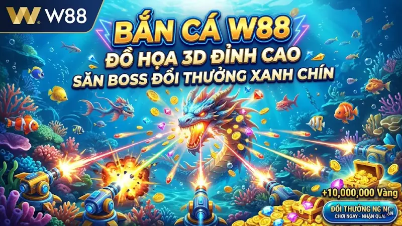 Bắn Cá W88 Sảnh Chơi Đẳng Cấp Đồ Họa Cực Khét
