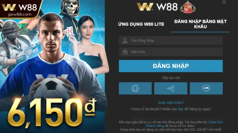Đăng Ký Tài Khoản W88